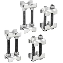 DASBET Adjustable 2-Way Coil Spring Spacers 4 Pack, 1-2 Lift or Lower Spring Compressor Tool, Mini Coil Spring Booster for Car & Truck Shock Absorbers, Automotive Strut Accessories (4)