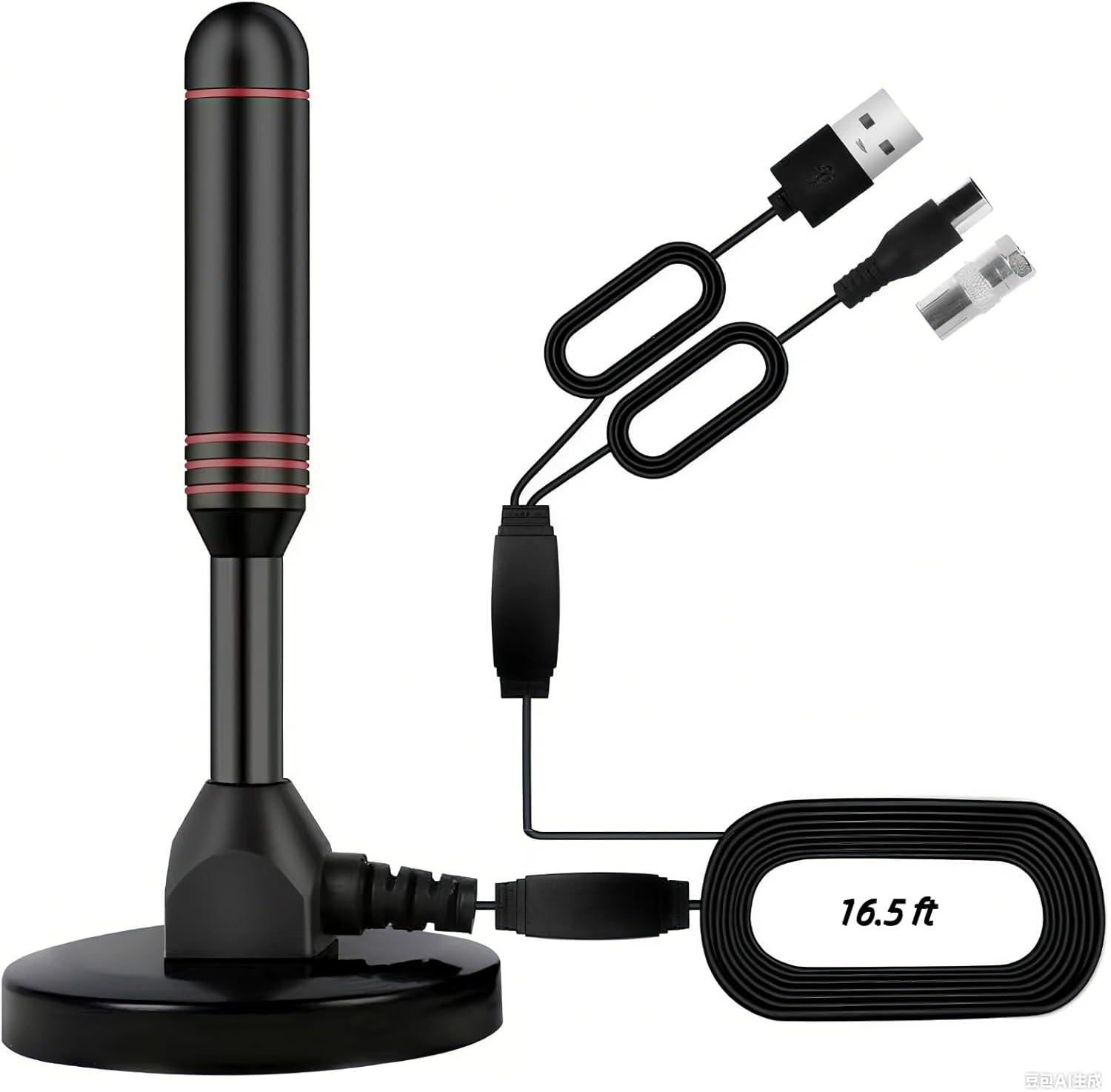 2025 Digital TV Antenna for Smart HDTV|Double Signal Amplifier,Wavemax HDTV-Antenna Indoor,Rewave TV Antenna for Local Channels,Freewave Without Cable,120 Miles Long Range,5M16.4ft Cord
